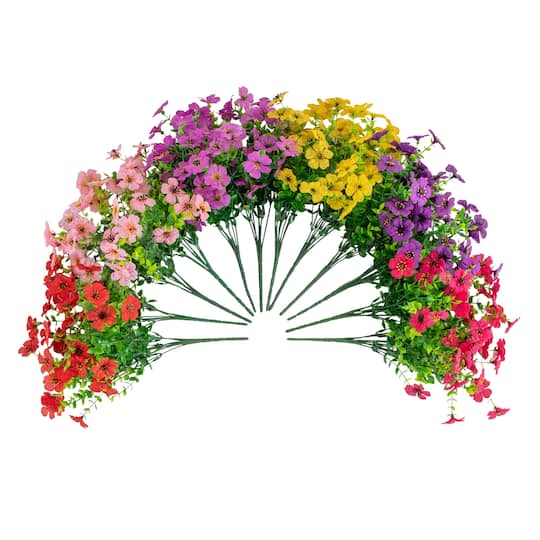 Michaels, 13" UV Resistant Artificial Daisy Bushes, 12ct. – Category: Bushes